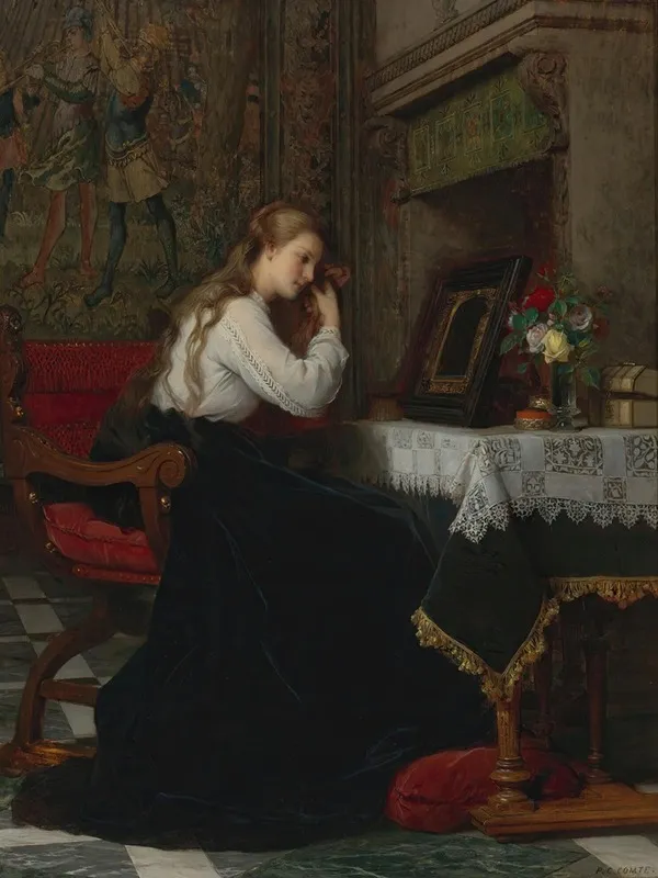 The Mirror 6 Wall Art by Pierre-Charles Comte - High-Resolution Digital Print