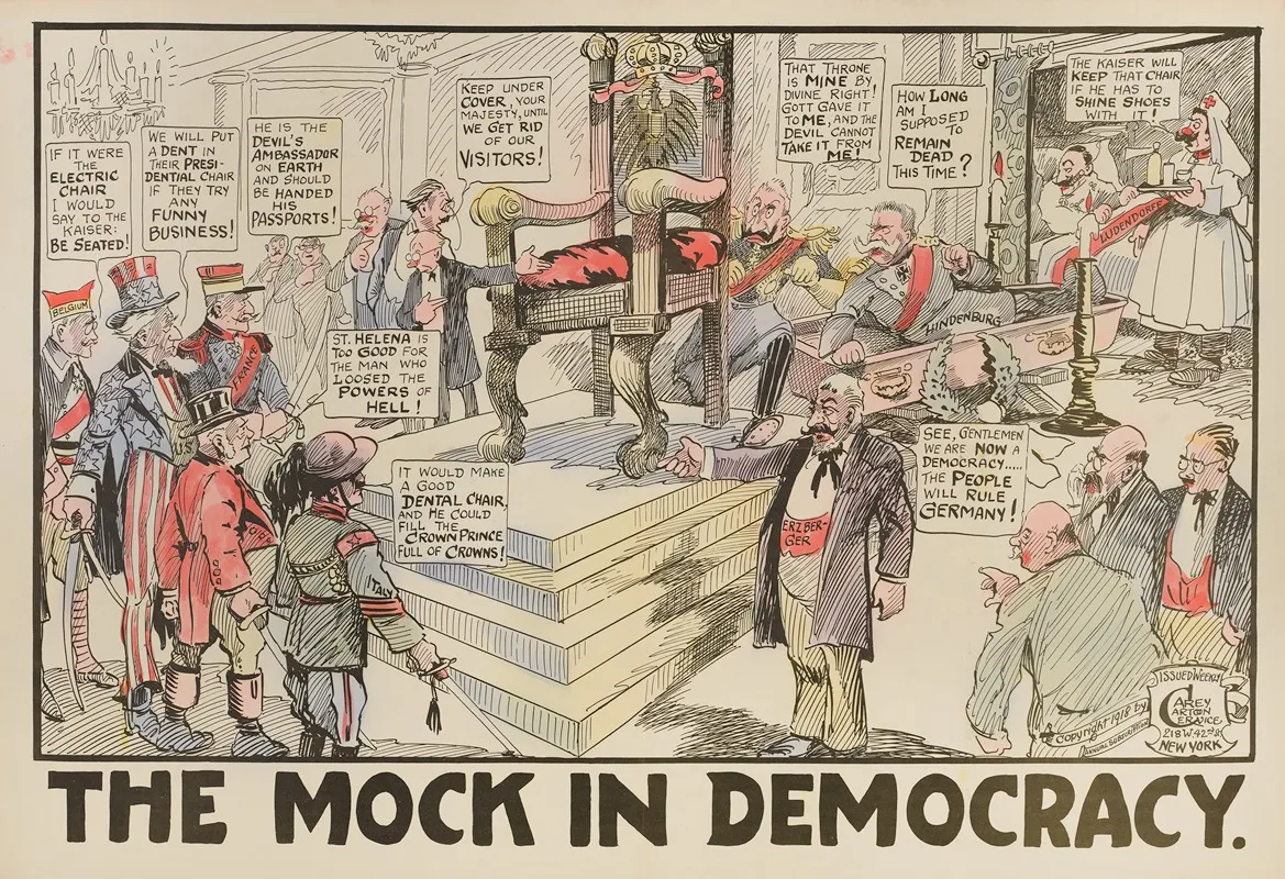 The Mock In Democracy Wall Art by Carey Cartoon Service - High-Resolution Digital Print