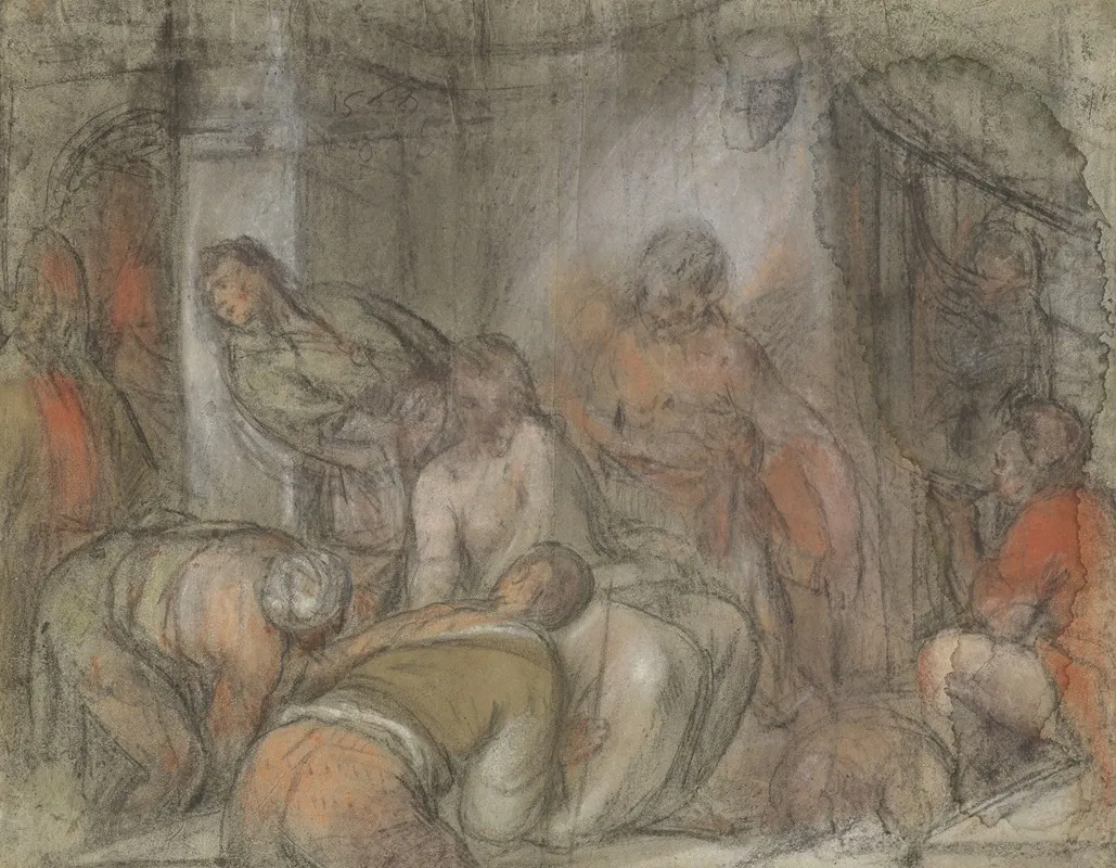 The Mocking Of Christ 11 Wall Art by Jacopo Bassano - High-Resolution Digital Print