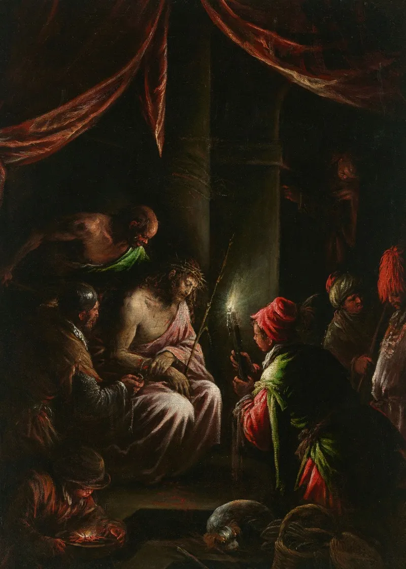 The Mocking Of Christ 29 Wall Art by Jacopo Bassano - High-Resolution Digital Print