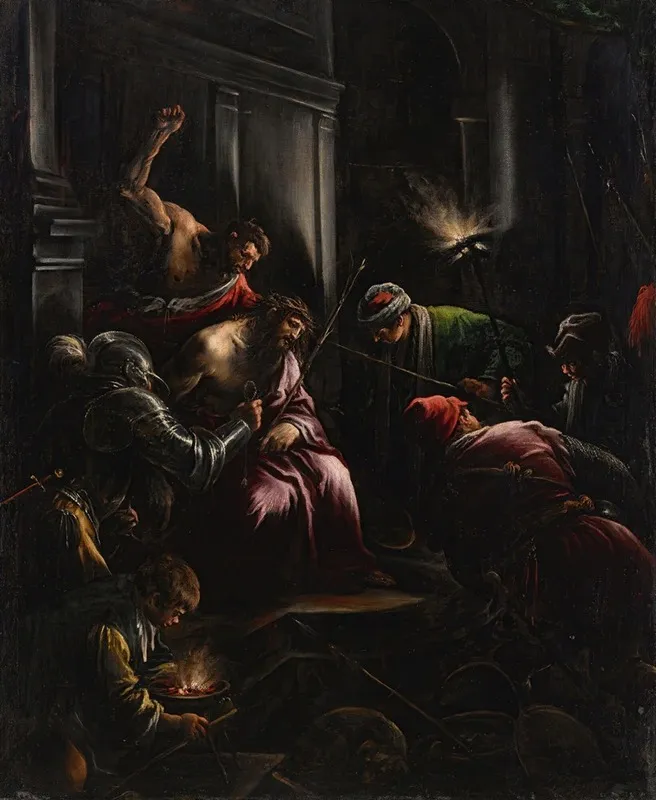 The Mocking Of Christ 6 Wall Art by Jacopo Bassano - High-Resolution Digital Print