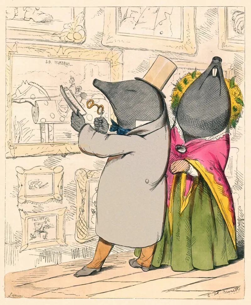 The Mole And Her Son Wall Art by Charles Henry Bennett - High-Resolution Digital Print