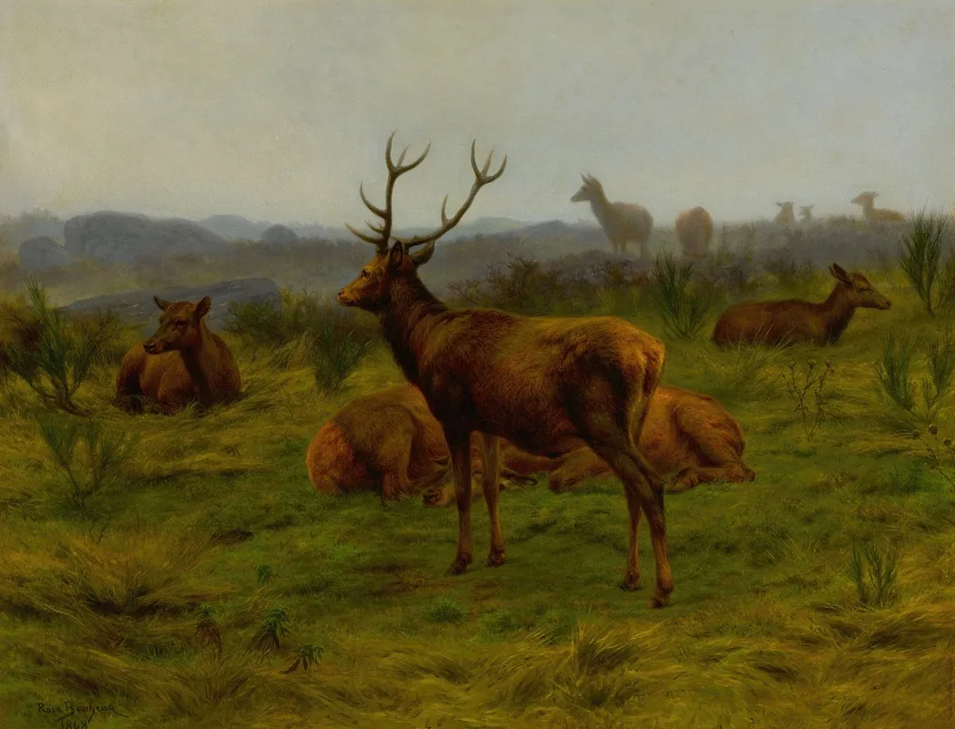 The Monarch Of The Herd Wall Art by Rosa Bonheur - High-Resolution Digital Print