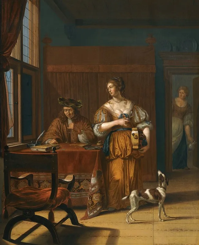 The Money Changer Wall Art by Johan Van Haensbergen - High-Resolution Digital Print