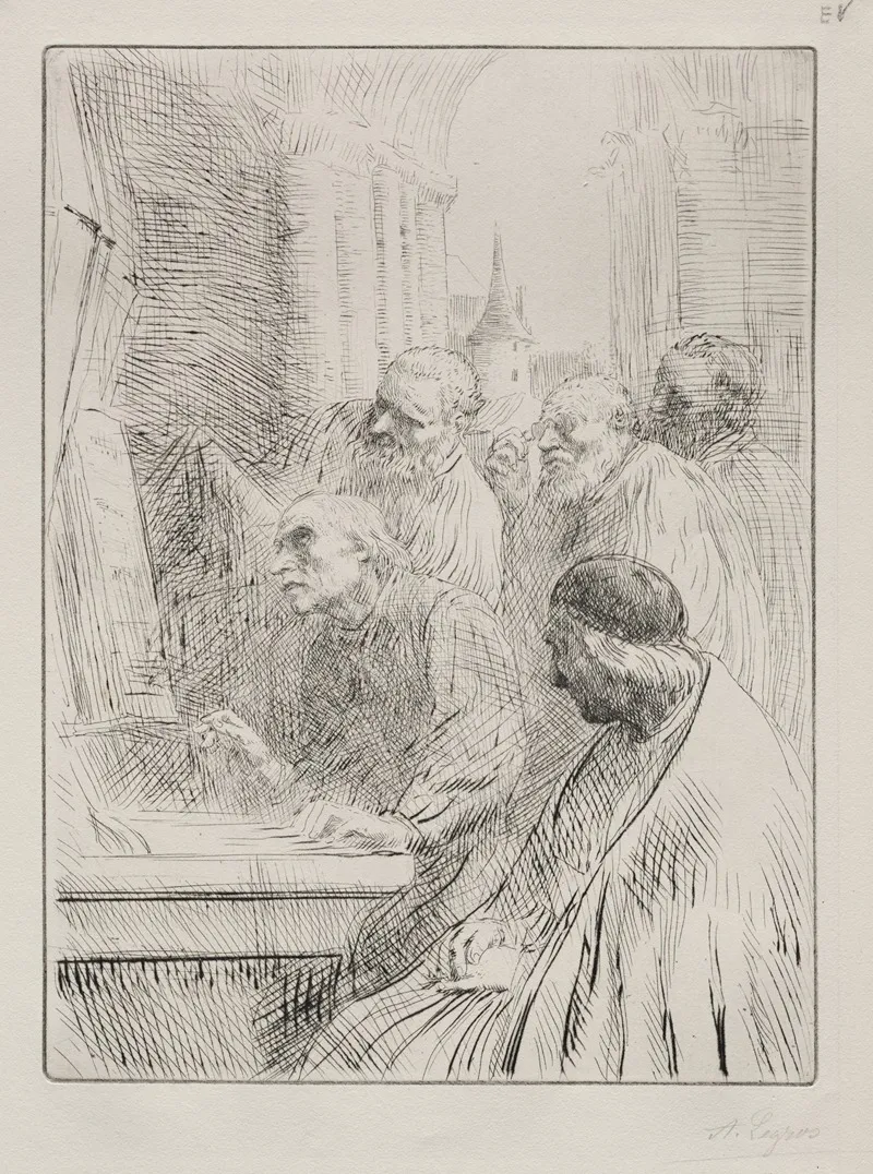The Monks In Church
