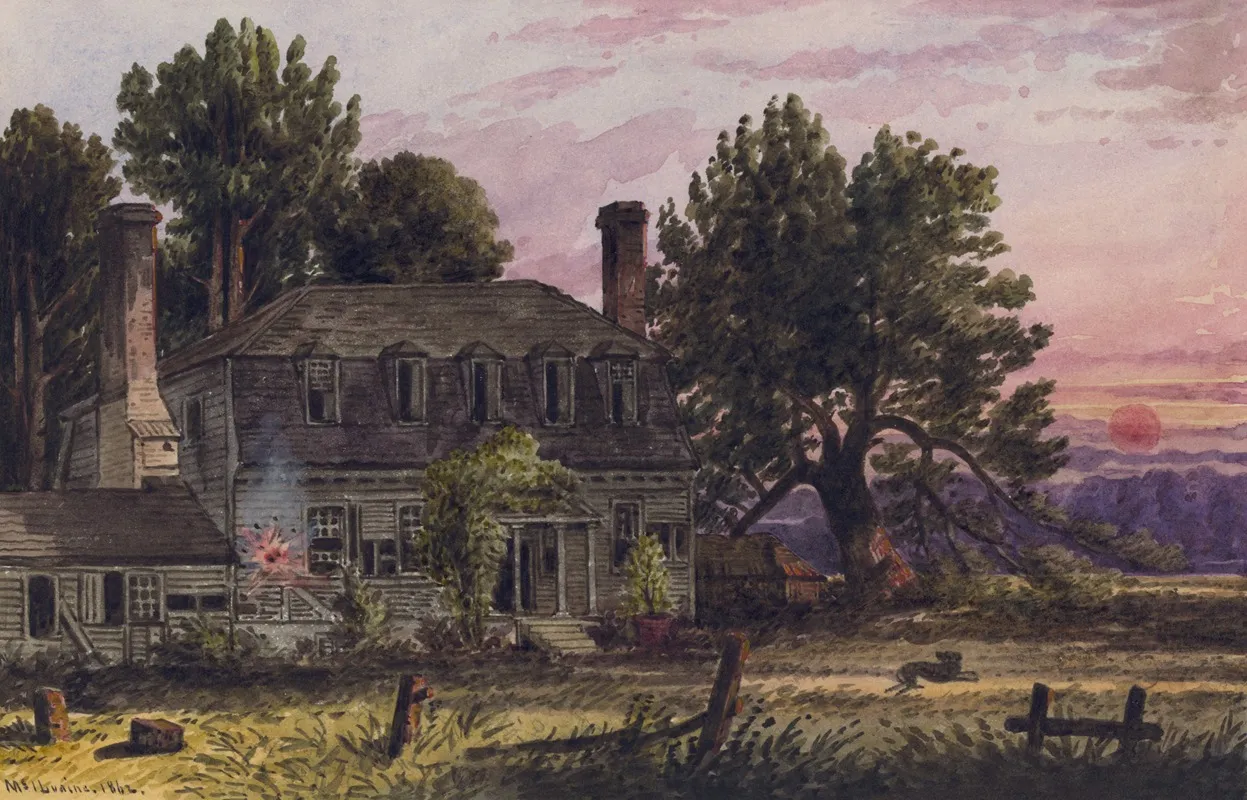 The Moore House Near Yorktown Va Front