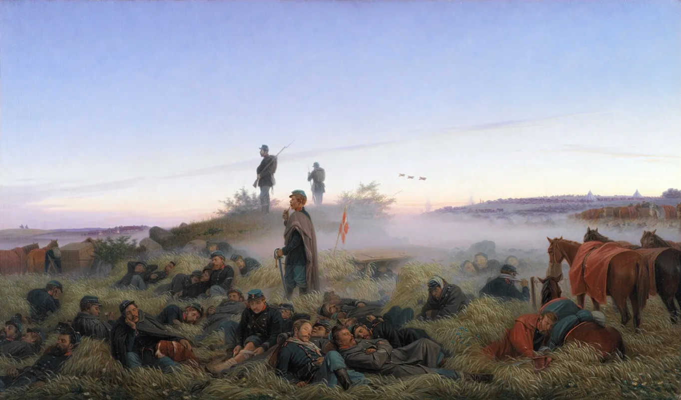 The Morning After The Battle Of Isted July 25 1850