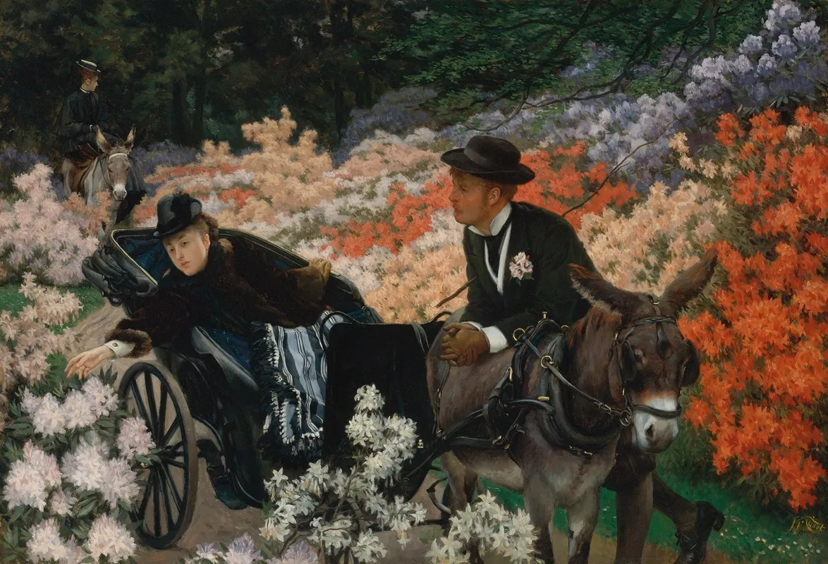 The Morning Ride Wall Art by James Tissot - High-Resolution Digital Print