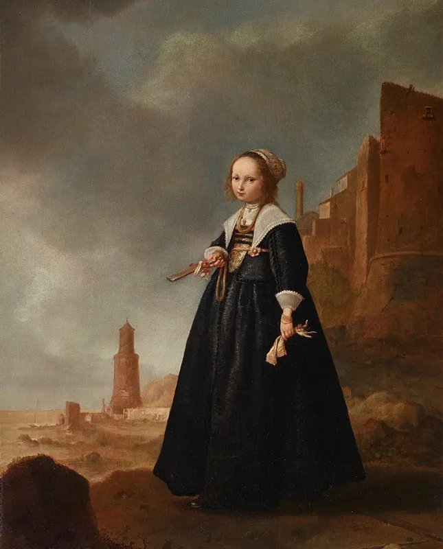The Morning Stroll Wall Art by Jacob Gerritsz Cuyp - High-Resolution Digital Print