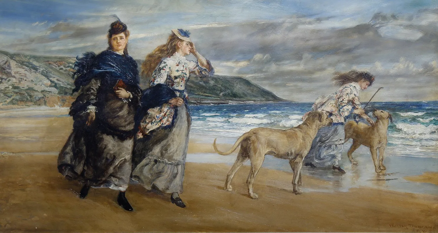 The Morning Walk Wall Art by Walter Duncan - High-Resolution Digital Print