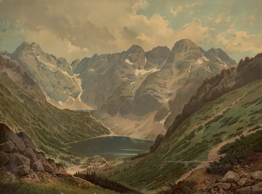 The Morskie Oko Lake In The Tatra Mountains