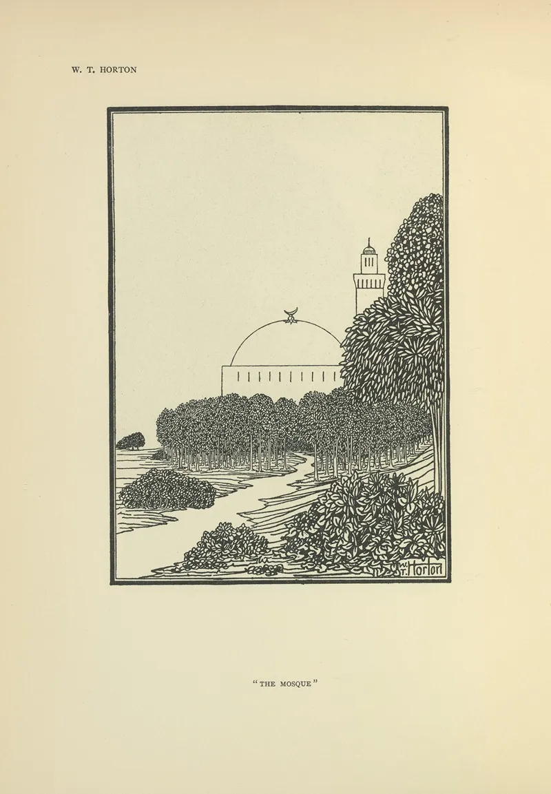 The Mosque 2 Wall Art by William Thomas Horton - High-Resolution Digital Print