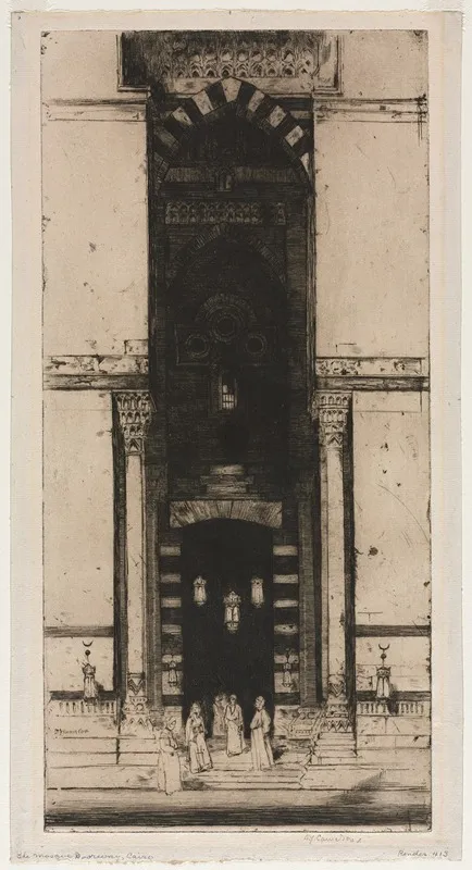 The Mosque Doorway Cairo