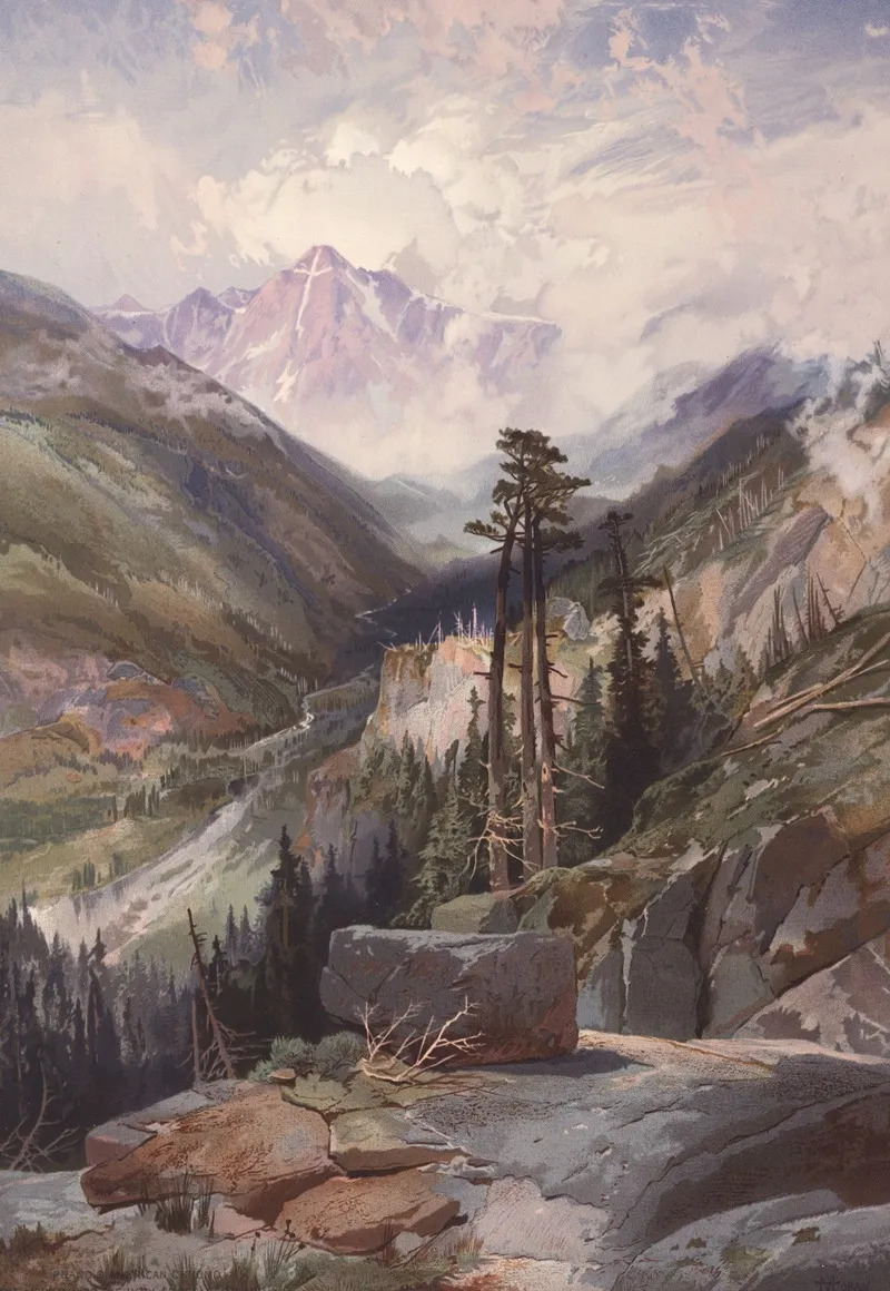 The Mountain Of The Holy Cross Colorado 2 Wall Art by Thomas Moran - High-Resolution Digital Print