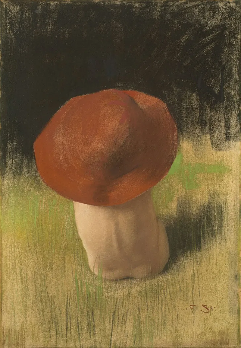 The Mushroom Wall Art by Franz von Stuck - High-Resolution Digital Print