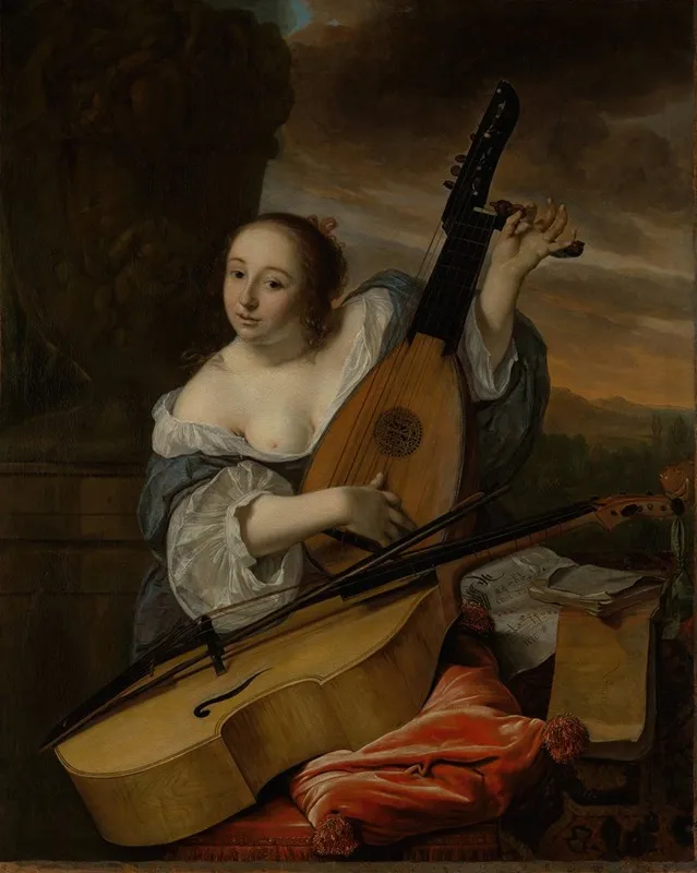The Musician 9 Wall Art by Bartholomeus van der Helst - High-Resolution Digital Print