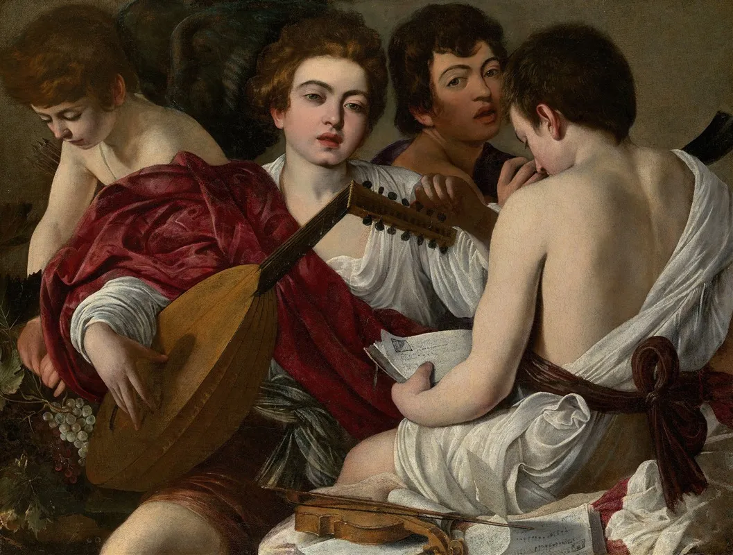The Musicians Wall Art by Caravaggio - High-Resolution Digital Print