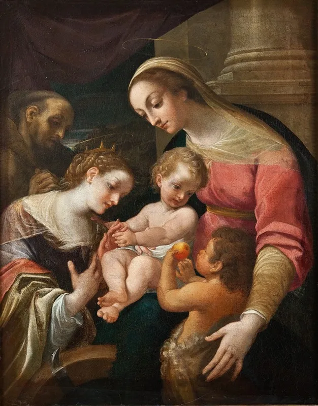 The Mystic Marriage Of St Catherine