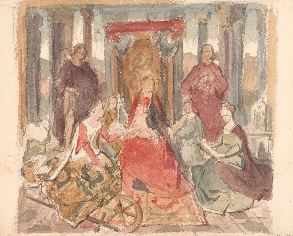 The Mystical Marriage Of Saint Catherine 10