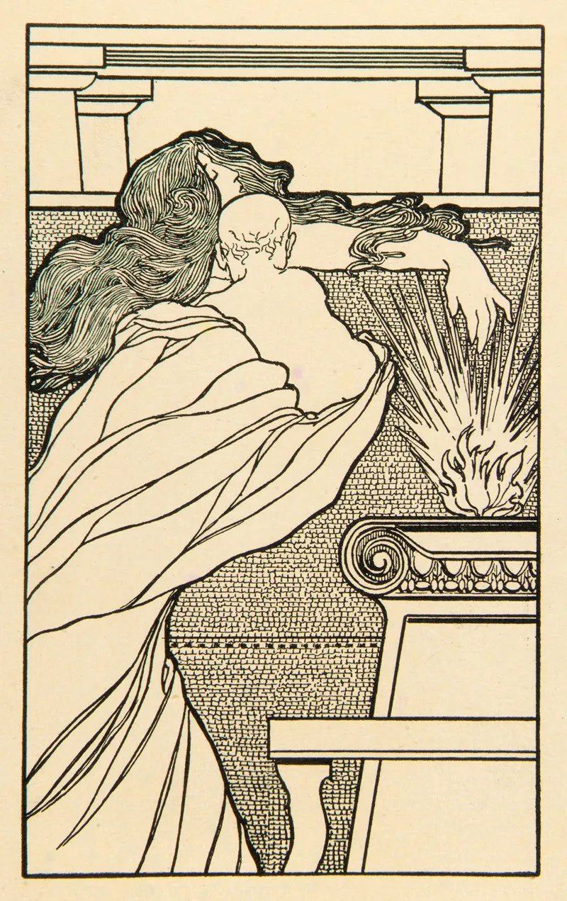 The Myth Of Demeter And Persephone Pl 7 Wall Art by Roberto Rascovich - High-Resolution Digital Print