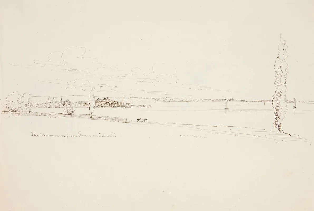 The Narrows From Governors Island Wall Art by Truman Seymour - High-Resolution Digital Print