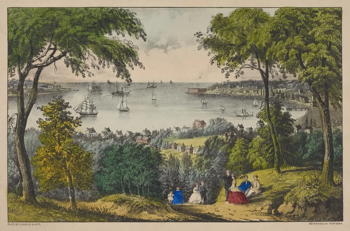The Narrows New York Bay From Staten Island