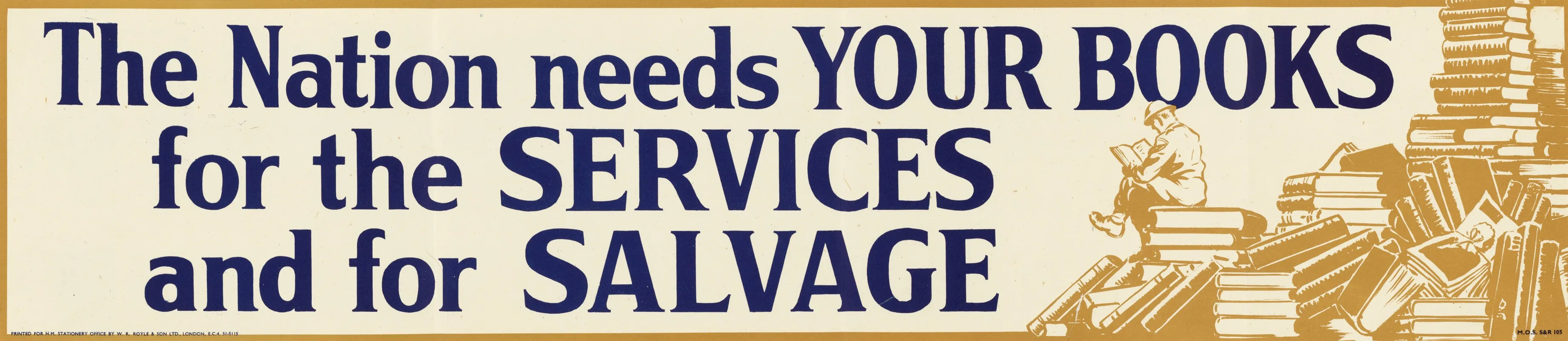 The Nation Needs Your Books For The Services And For Salvage