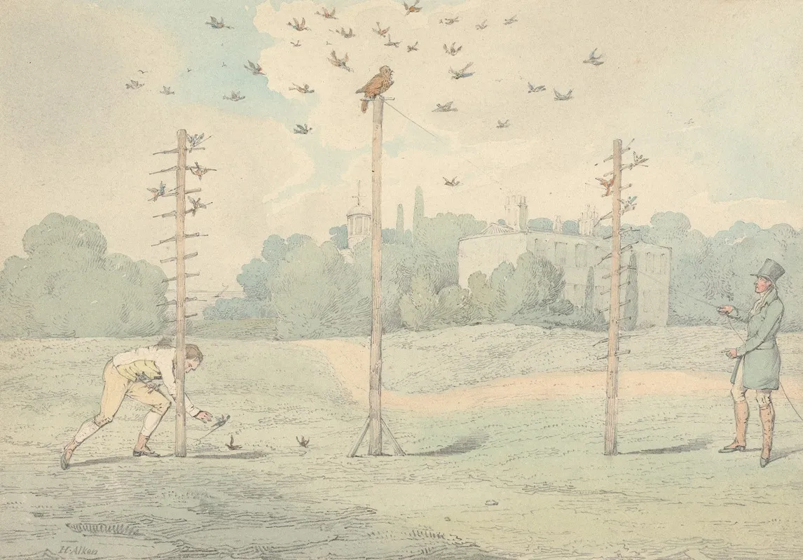 The National Sports Of Great Britain 1821 Owling