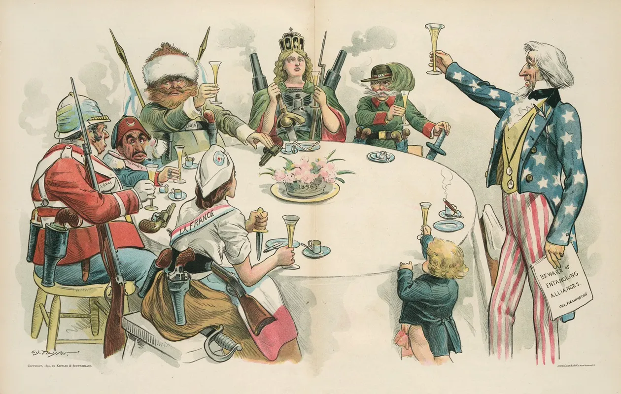 The Nations Holiday Feast Wall Art by Charles Jay Taylor - High-Resolution Digital Print
