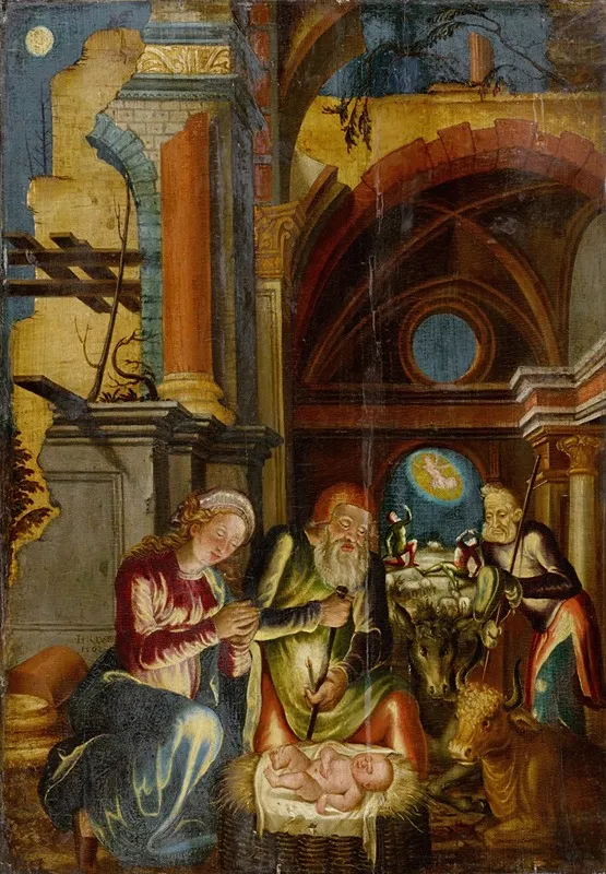 The Nativity 10 Wall Art by Hans Hug Kluber - High-Resolution Digital Print