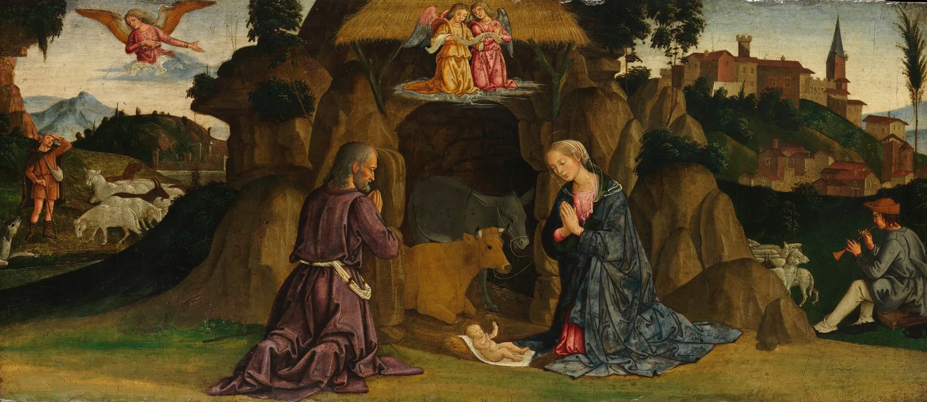 The Nativity 13 Wall Art by Antoniazzo Romano - High-Resolution Digital Print