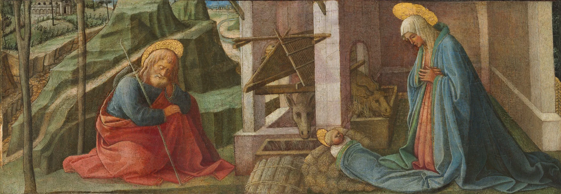 The Nativity 15 Wall Art by Follower of Filippo Lippi - High-Resolution Digital Print