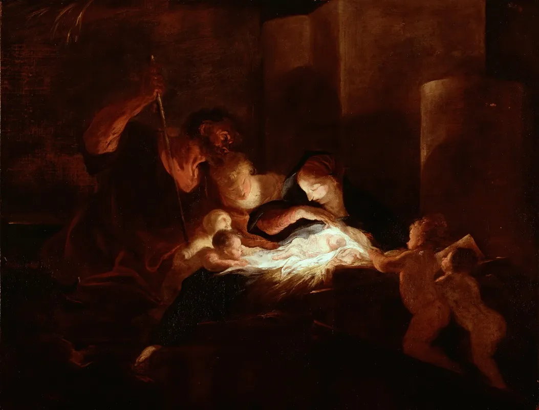 The Nativity 22 Wall Art by Pierre-Louis Cretey - High-Resolution Digital Print