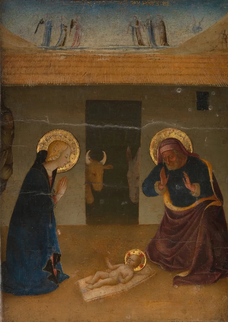 The Nativity 30 Wall Art by Zanobi Strozzi - High-Resolution Digital Print