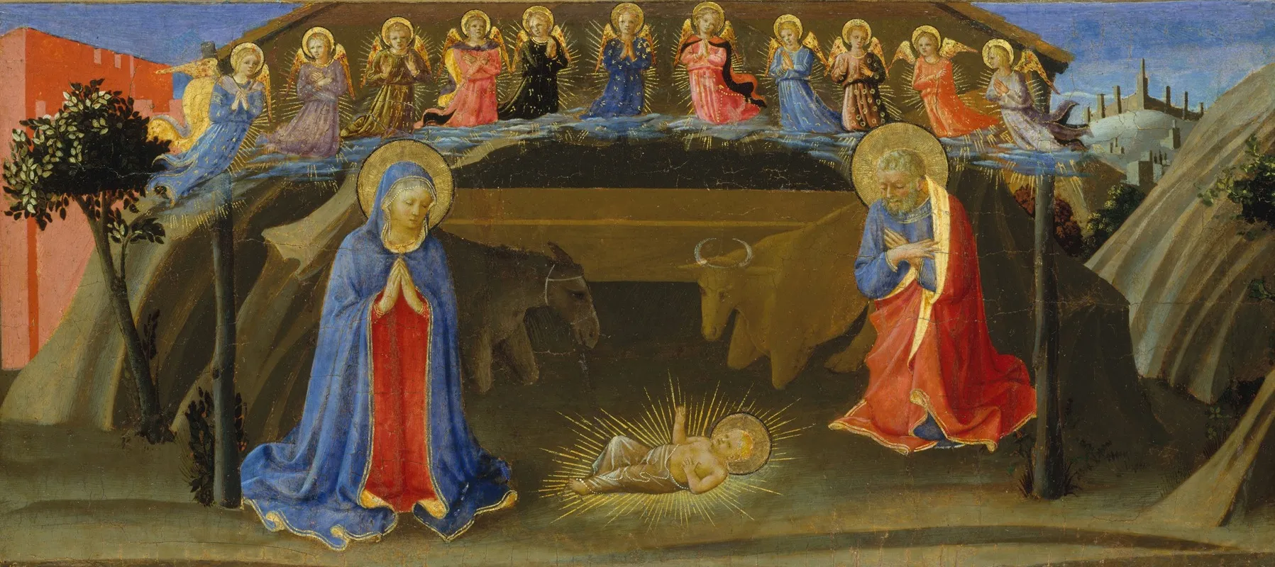 The Nativity 31 Wall Art by Zanobi Strozzi - High-Resolution Digital Print