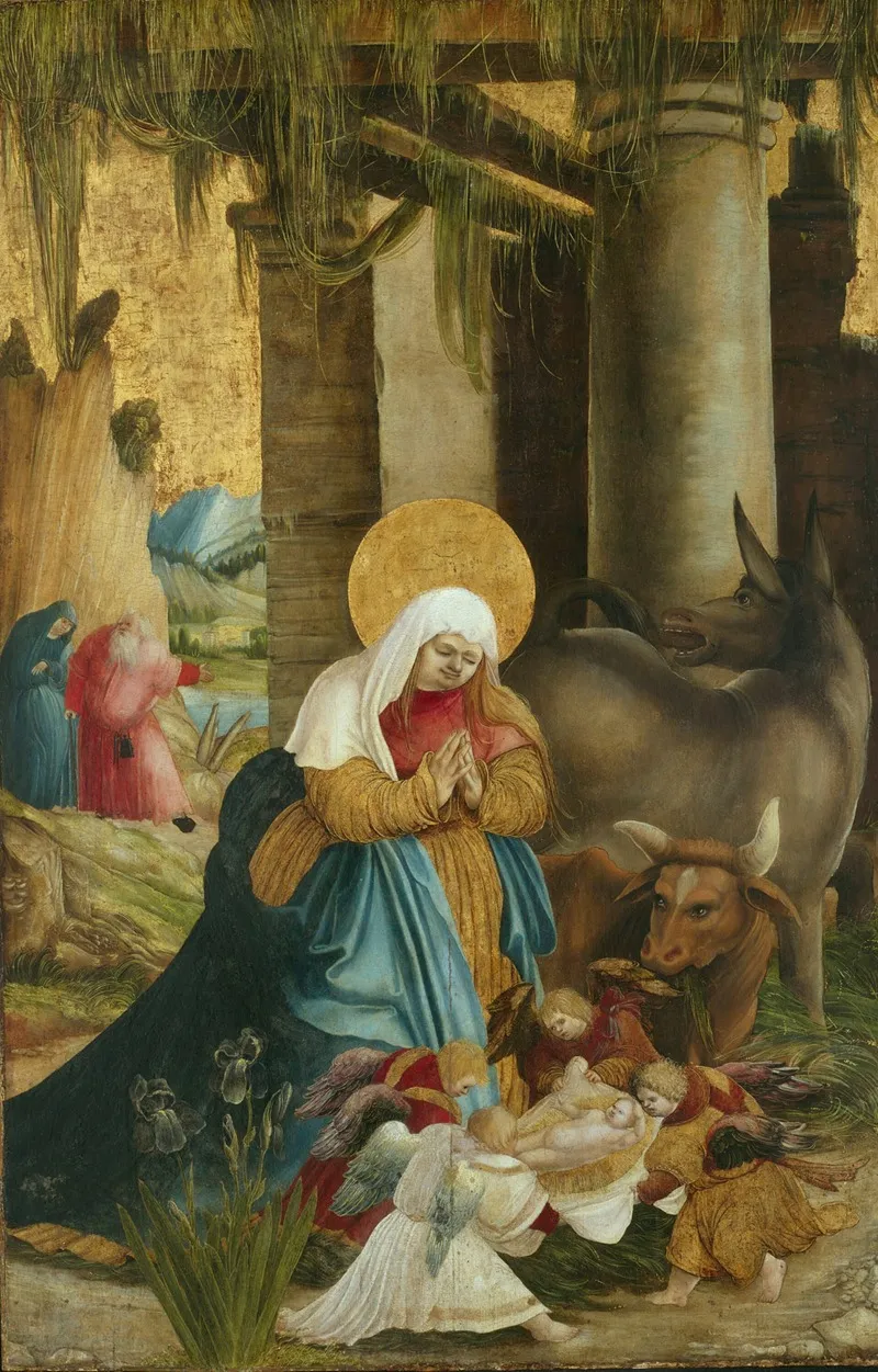 The Nativity 41 Wall Art by Master of Pulkau - High-Resolution Digital Print