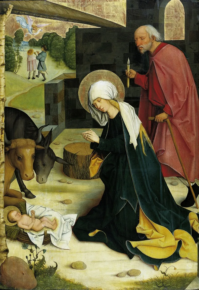 The Nativity 54 Wall Art by Master Of The Pfullendorf Altar - High-Resolution Digital Print