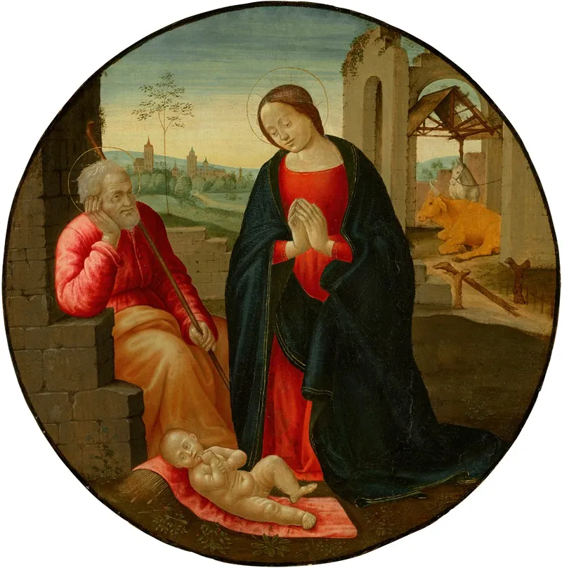 The Nativity 55 Wall Art by Bastiano Di Bartolo Mainardi - High-Resolution Digital Print