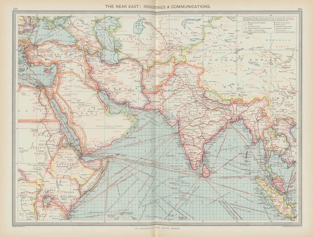 The Near East Industries And Communications