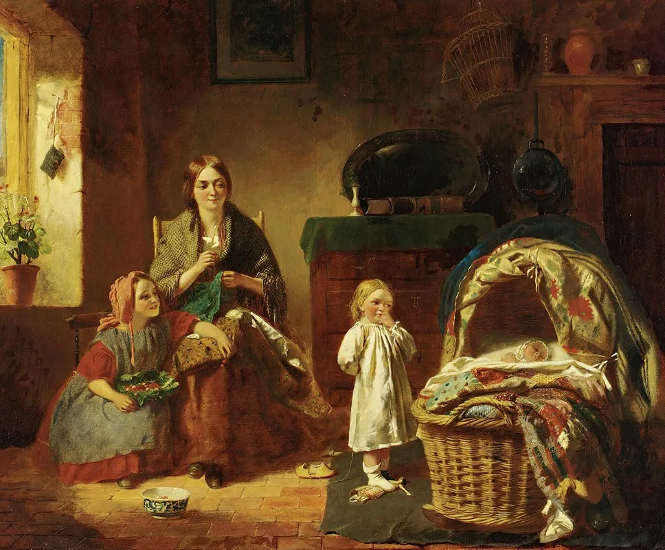The New Arrival Wall Art by Thomas P. Hall - High-Resolution Digital Print