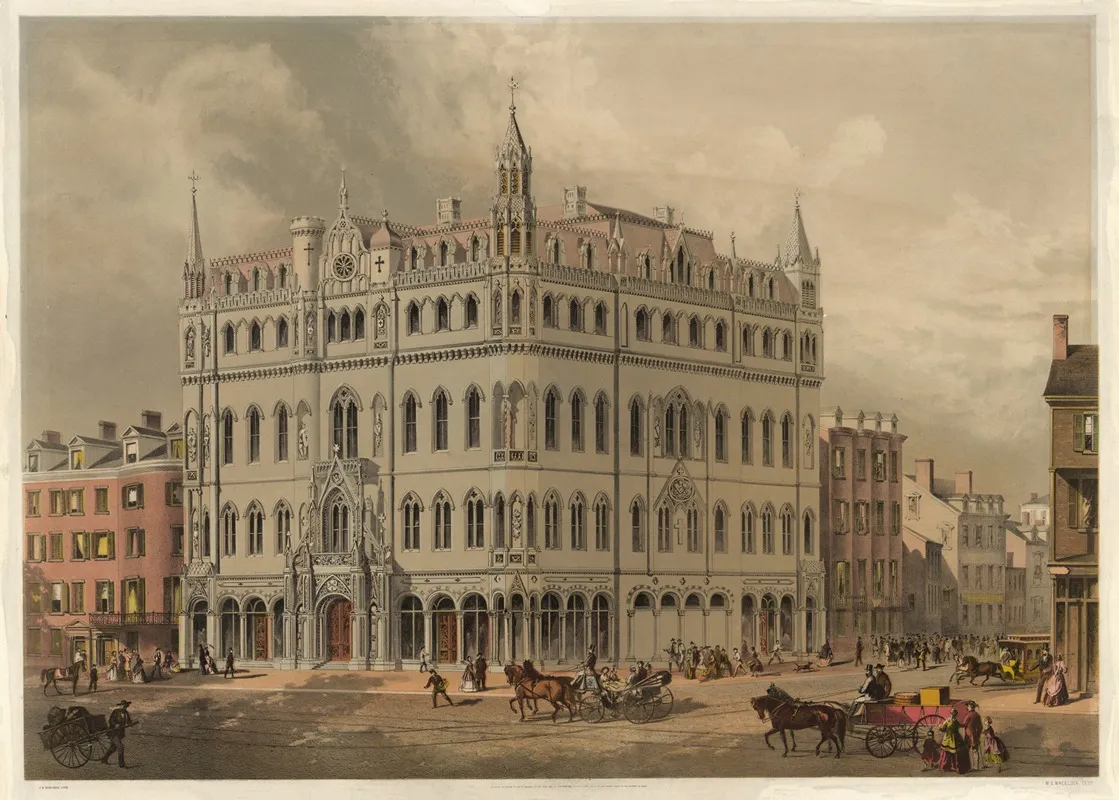 The New Masonic Temple Boston