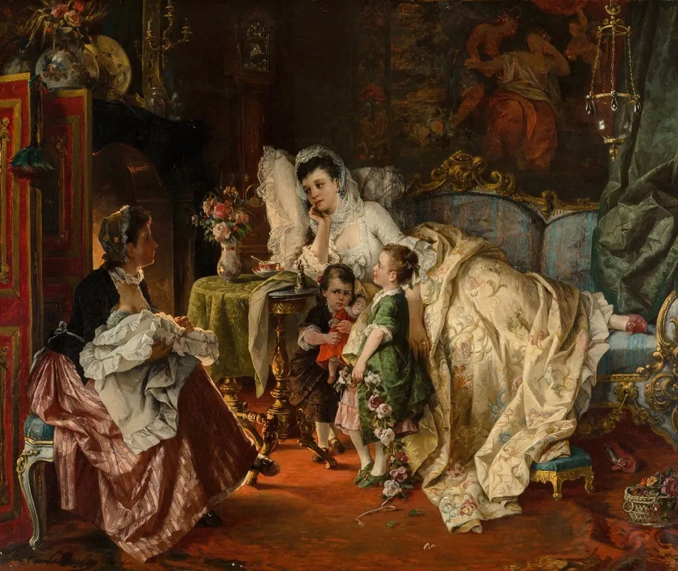 The New Mother Wall Art by Carl Herpfer - High-Resolution Digital Print