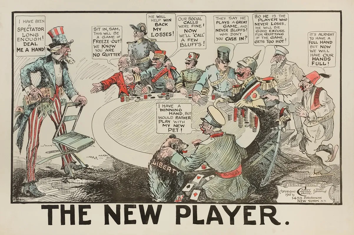 The New Player Wall Art by Carey Cartoon Service - High-Resolution Digital Print