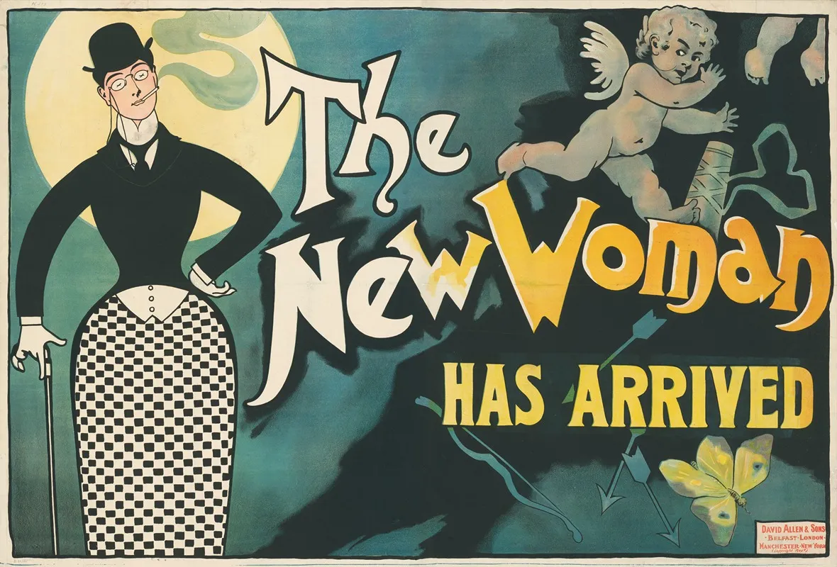 The New Woman Has Arrived Wall Art by David Allen & Sons - High-Resolution Digital Print