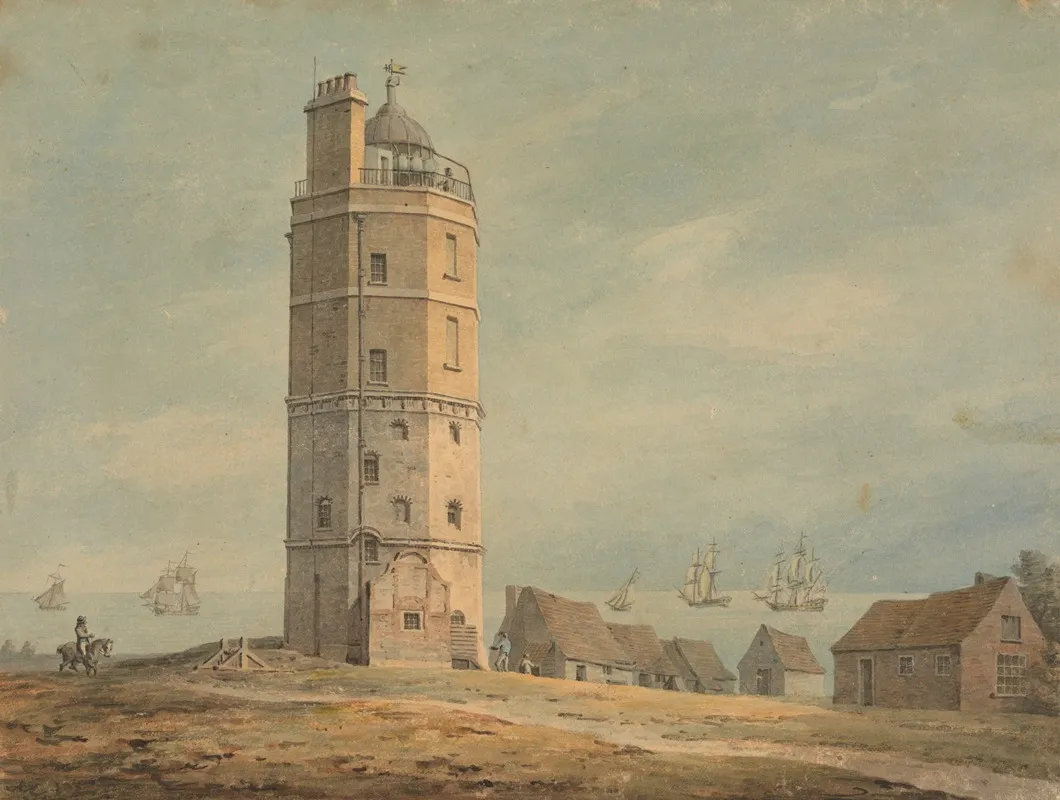 The North Foreland Lighthouse Kent Wall Art by James Malton - High-Resolution Digital Print