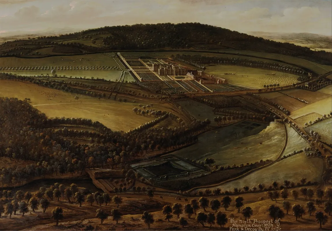 The North Prospect Of Hampton Court Herefordshire