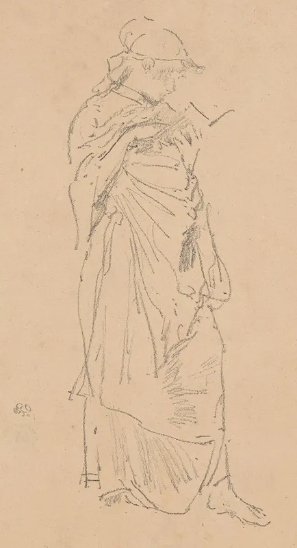 The Novel Girl Reading 2 Wall Art by James Abbott McNeill Whistler - High-Resolution Digital Print