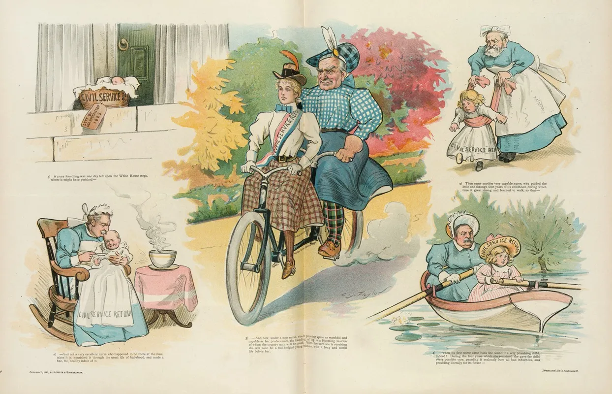 The Nurses Did It Wall Art by Charles Jay Taylor - High-Resolution Digital Print