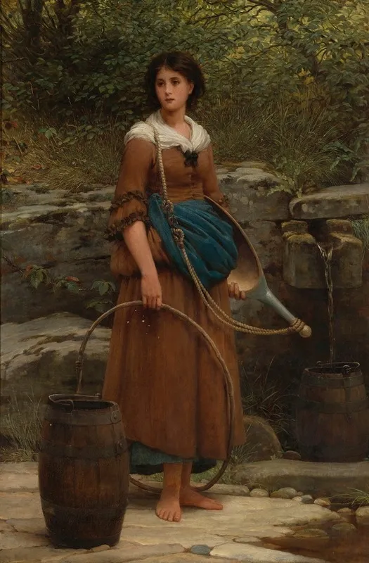 The Nut Brown Maid 2 Wall Art by George Dunlop Leslie - High-Resolution Digital Print
