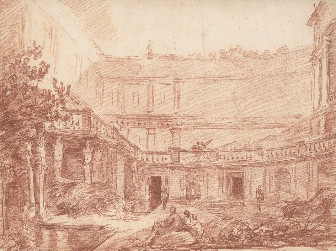 The Nymphaeum Of The Villa Di Papa Giulio Rome
